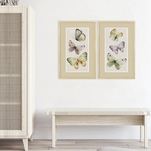 Fly Away Multi and Purple and Green and Orange Framed Art
