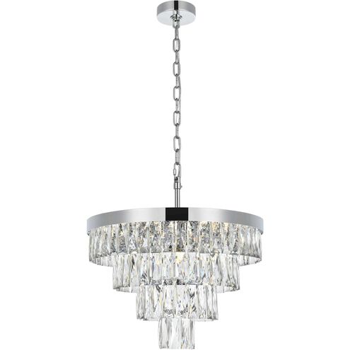 Josephine 10 Light 20 inch Chrome Chandelier Ceiling Light