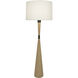 Hatteras 61 inch 150.00 watt Natural Rope with Deep Patina Bronze Floor Lamp Portable Light in Fondine