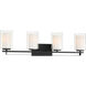 Parsons Studio 4 Light 33 inch Sand Coal Bath Bar Wall Light