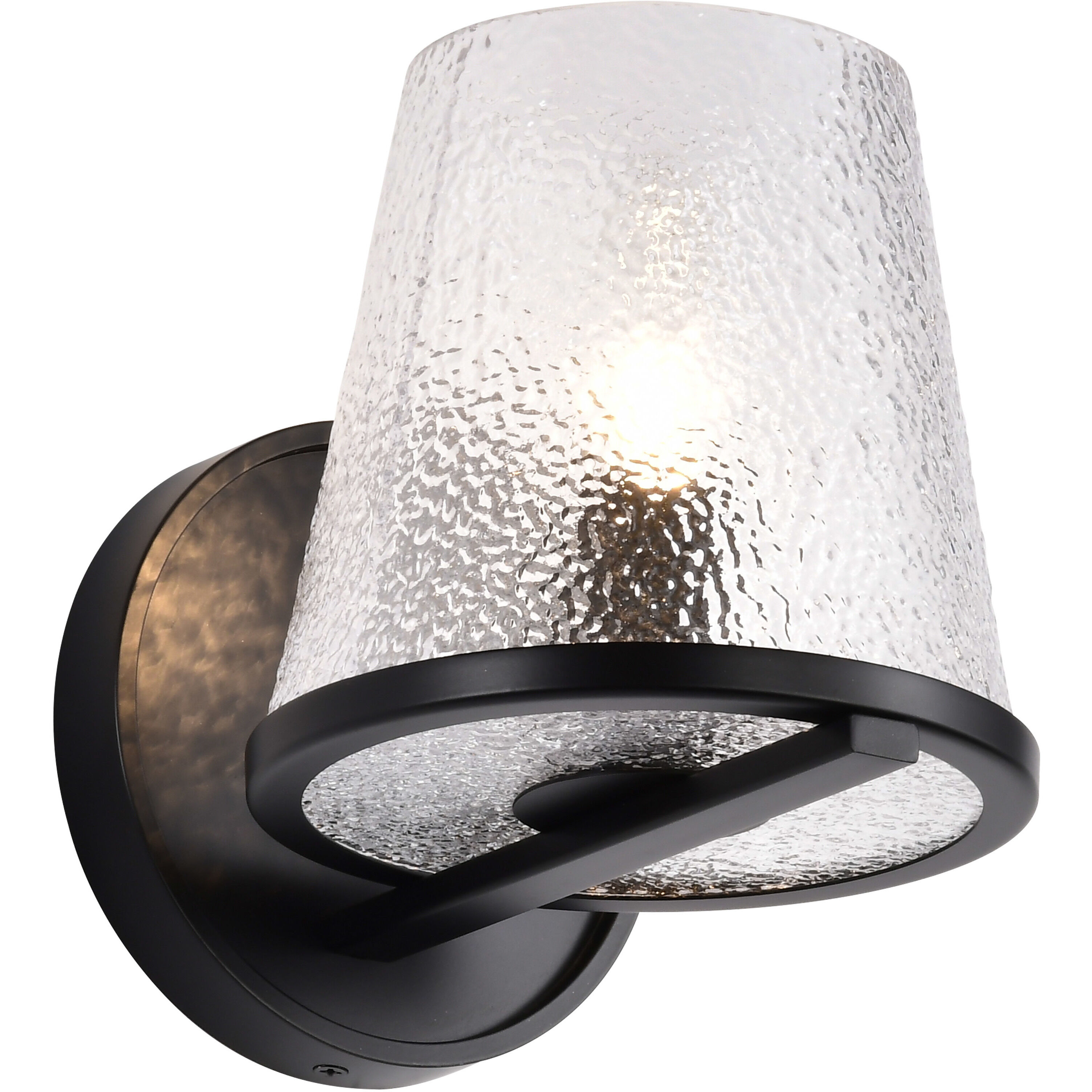 Valentine 6 inch Black Vanity Wall Light