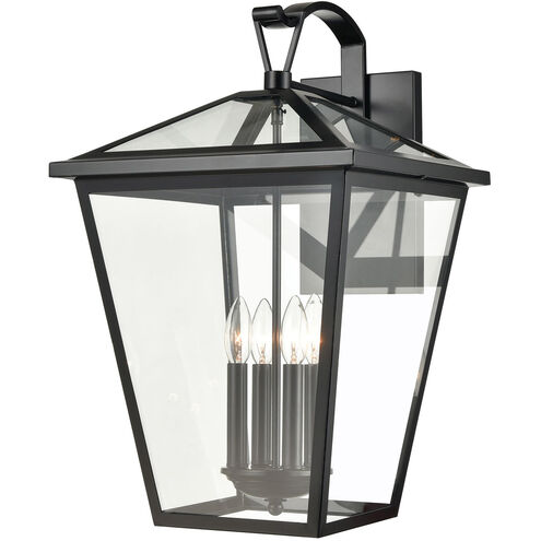 Sabana 4 Light 23 inch Black Outdoor Wall Sconce
