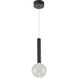 Terra LED 4.75 inch Black Pendant Ceiling Light