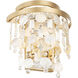 Kalani 2 Light 12 inch French Gold Sconce Wall Light, Smithsonian Collaboration