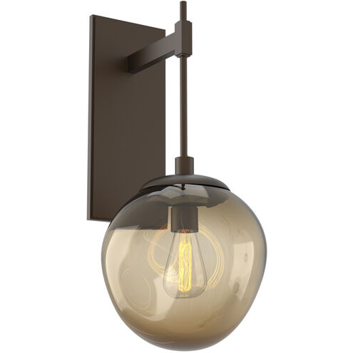 Aster Incandescent 1 Light 9.9 inch Flat Bronze Indoor Sconce Wall Light in Bronze Aster, Tempo Nebula