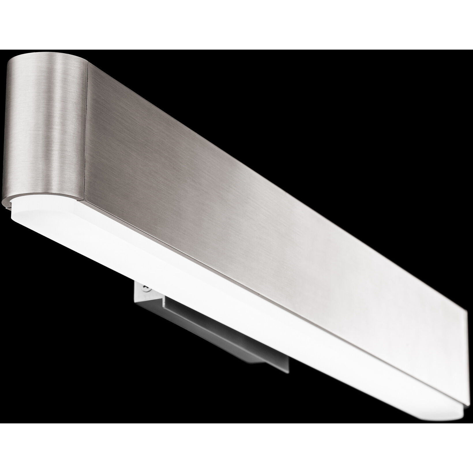 0 to 60 LED 23.88 inch Brushed Nickel Bath Vanity & Wall Light in 3500K, 24in.