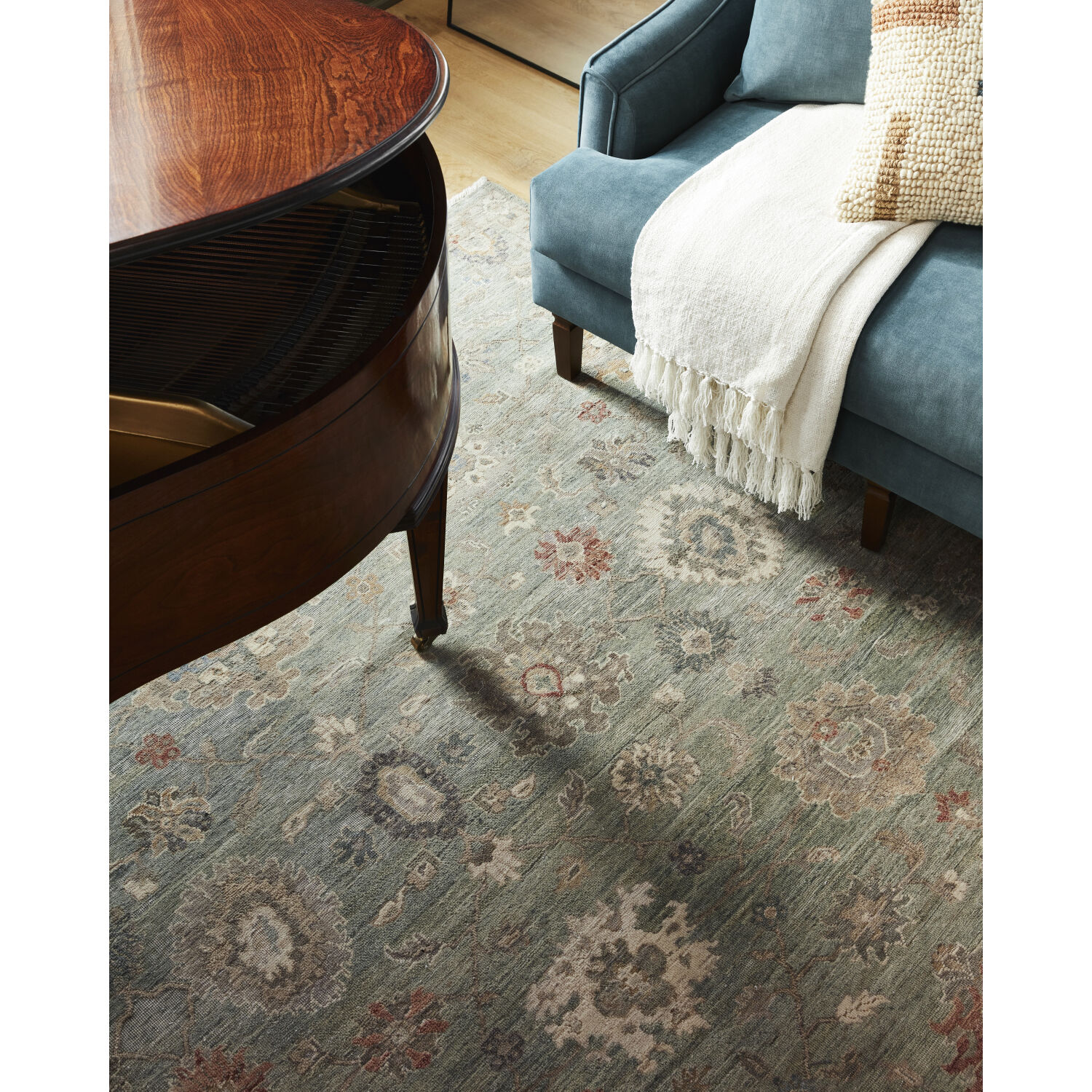 Anatolia 168 X 120 inch Ash / Sage Handmade Rug in 10 x 14