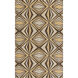 Voyages 36 X 24 inch Mustard, Dark Brown, Khaki, Wheat Rug
