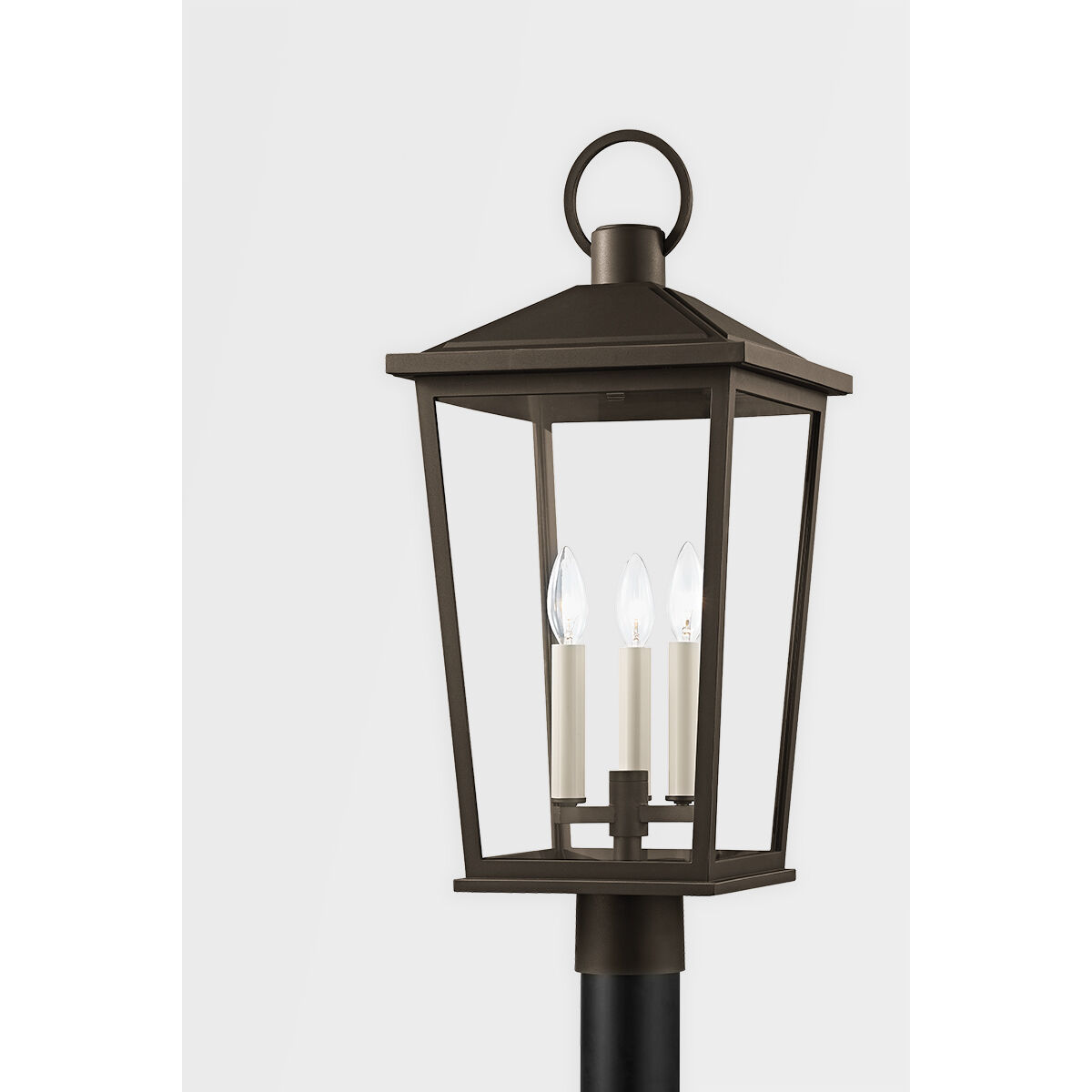 Soren 3 Light 25 inch Textured Bronze Post