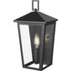 Munger 1 Light 14 inch Powder Coated Black Outdoor Wall Sconce