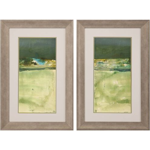Abstract Collection Green Framed Art