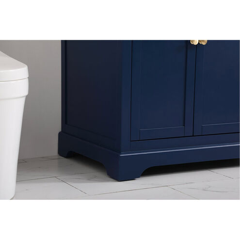 Franklin 36 X 22 X 35 inch Blue Bathroom Vanity Cabinet