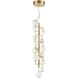 Keir LED 8 inch Gold Chandelier Ceiling Light