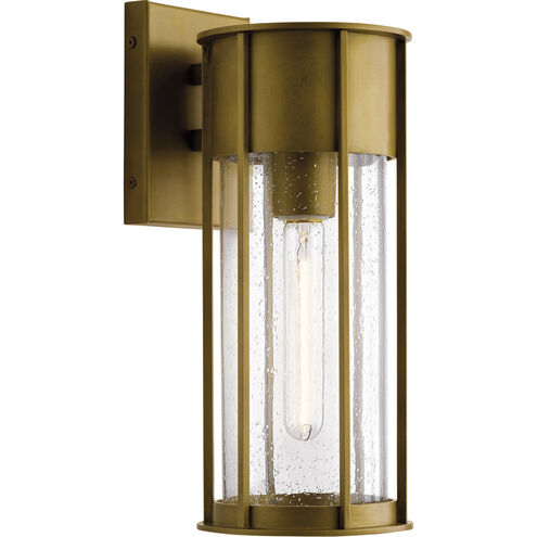 Camillo 1 Light 15 inch Natural Brass Outdoor Wall Mount, Medium