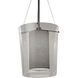 Textile LED 12 inch Brushed Nickel Pendant Ceiling Light