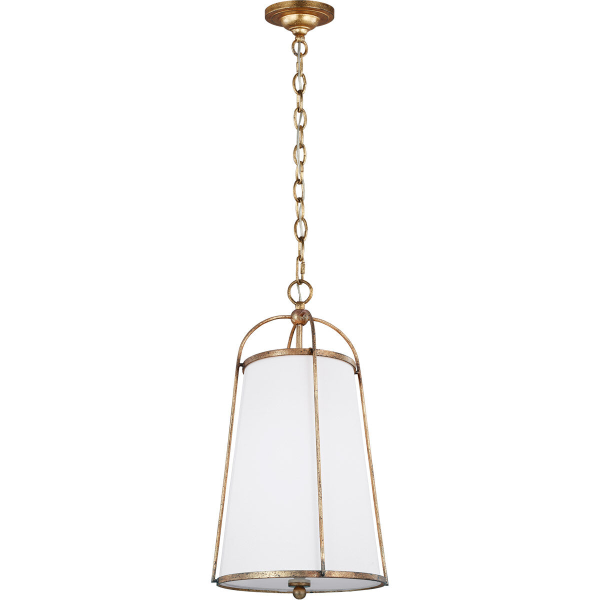 C&M by Chapman & Myers Stonington 1 Light 12.88 inch Antique Gild Chandelier Ceiling Light