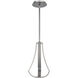 Artemis LED 8.38 inch Brushed Nickel Pendant Ceiling Light, dweLED