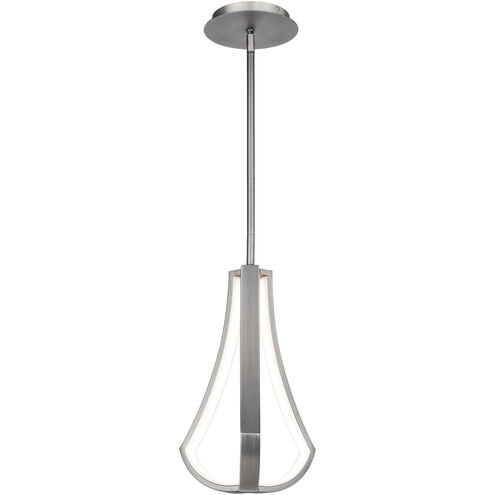 Artemis LED 8.38 inch Brushed Nickel Pendant Ceiling Light, dweLED