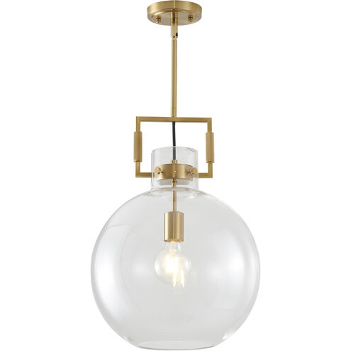 Canada 1 Light 14 inch Brass Pendant Ceiling Light