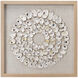 Maldives White Framed Wall Art