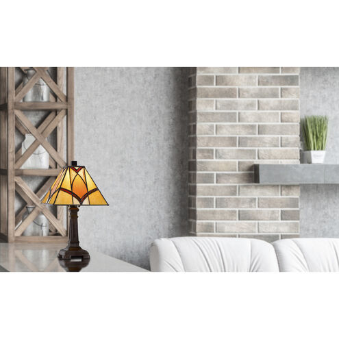 3113 Tiffany 14 inch 40.00 watt Dark Bronze Accent Lamp Portable Light