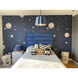 Renata 1 Light 12 inch Black Pendant Ceiling Light in Blue/Ash, WEP Collection