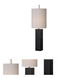 Delaney 32 inch 150 watt Marble Accent Lamp Portable Light, Matthew Williams