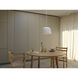 Taiko 1 Light 11.81 inch Matte White Interior Pendant Light Ceiling Light