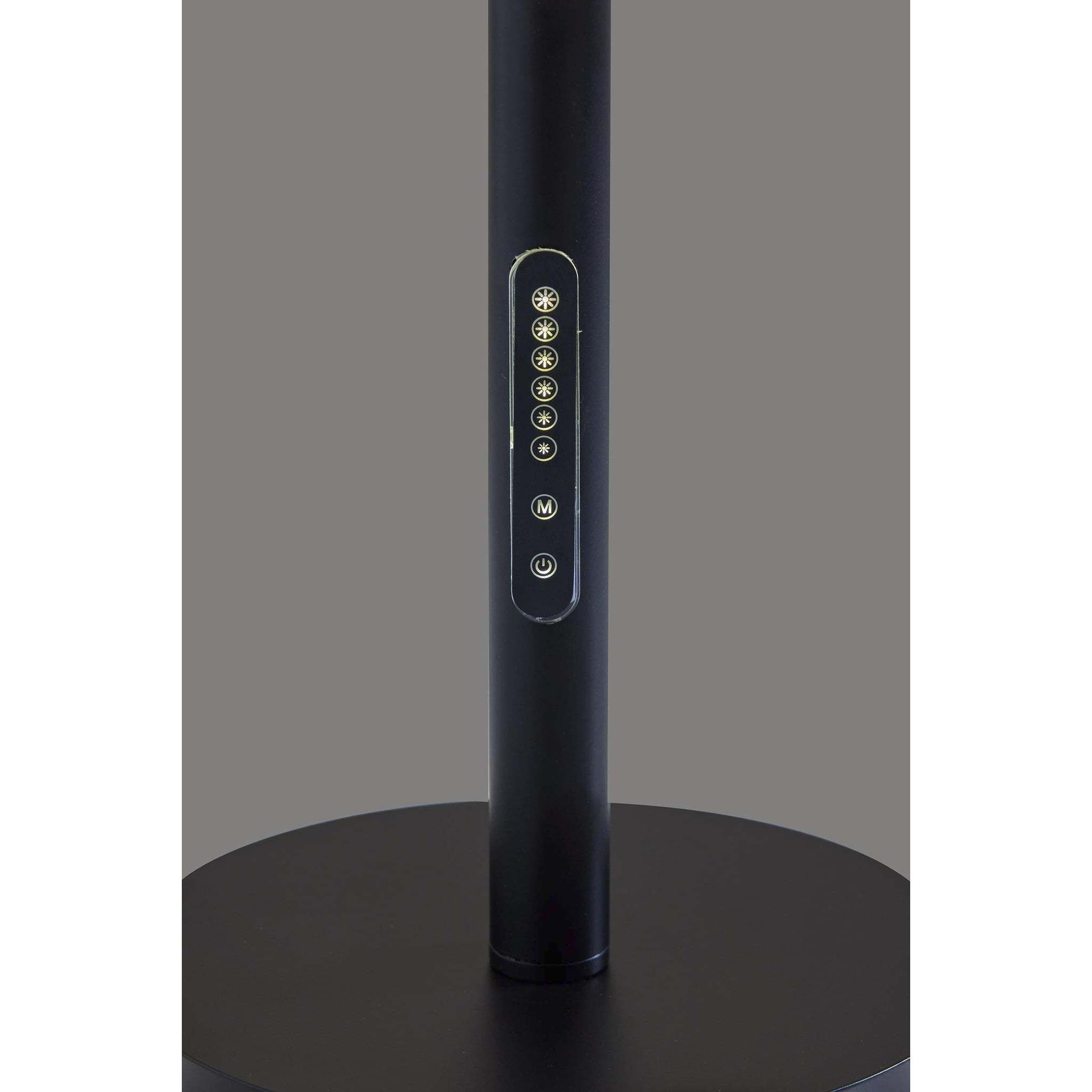 Falcon 18 inch 15.00 watt Black Table Lamp Portable Light, with Smart Switch