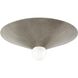 Summit 1 Light 16.2 inch Graphite Grey Flush Mount Ceiling Light