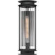Vessaro 1 Light 21 inch Sand Coal Black Outdoor Wall Sconce