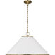 AH by Alexa Hampton Aldric 3 Light 28 inch Gild Pendant Ceiling Light
