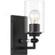 Binsly 1 Light 4.5 inch Coal Bath Vanity Light Wall Light