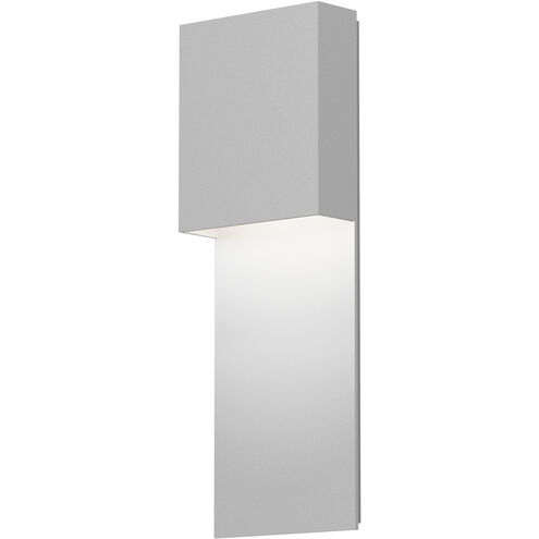 Flat Box LED 17 inch Textured White Indoor-Outdoor Sconce