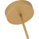 Canada LED 25 inch Gold LED Chandelier Ceiling Light