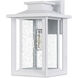 Wakefield 1 Light 14 inch White Lustre Outdoor Wall Lantern