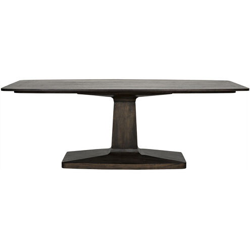 Travis 84 X 44 inch Ebony Walnut Dining Table