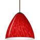 Mia 1 Light Bronze Cord Pendant Ceiling Light