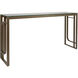Savoy 60 inch Bronze Patina Console Table