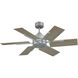 Farmhouse II 44 inch Galvanized with Weathered Oak Blades Ceiling Fan