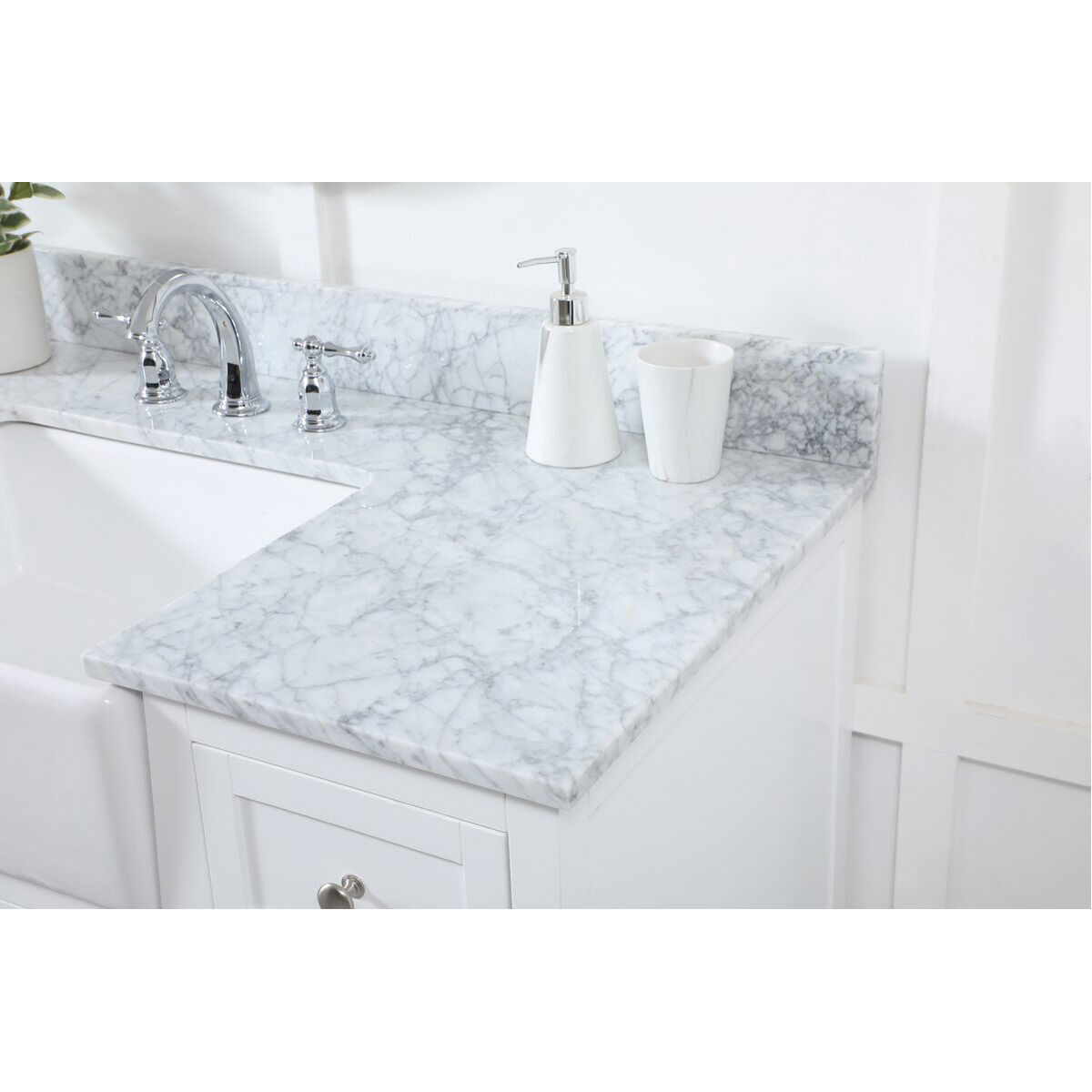 Franklin 48 X 22 X 35 inch White Bathroom Vanity Cabinet