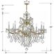 Maria Theresa 9 Light 28 inch Gold Chandelier Ceiling Light in Clear Spectra