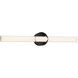 Inner Circle LED 30 inch Coal And Honey Gold Wall Sconce Wall Light