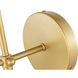 Mel 1 Light 6 inch Brass Wall sconce Wall Light