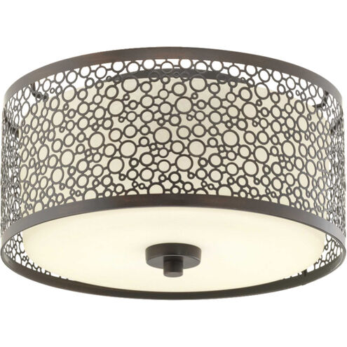 Mingle LED LED 11 inch Antique Bronze Flush Mount Ceiling Light, Progress LED