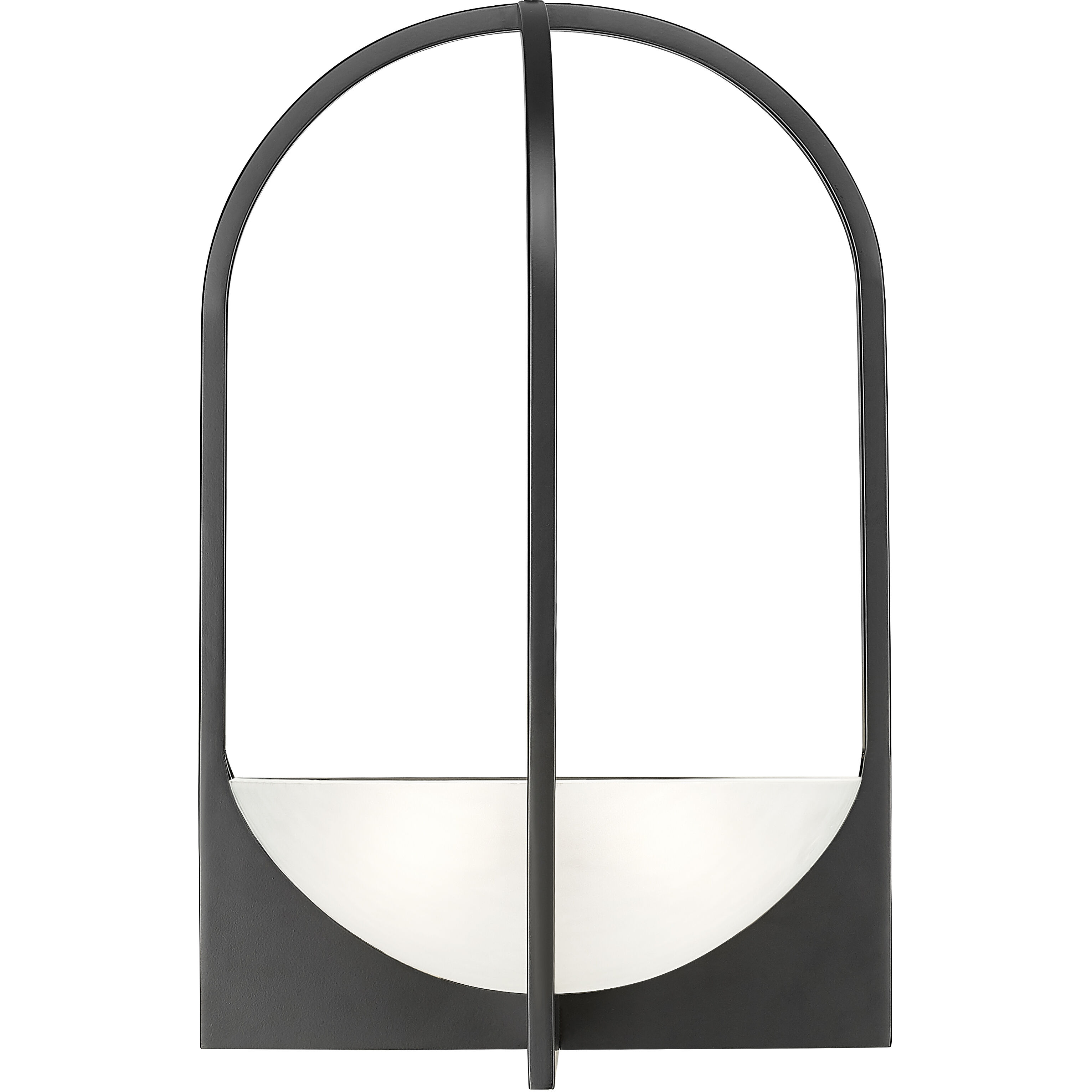 Devon 2 Light 12 inch Matte Black Wall Sconce Wall Light