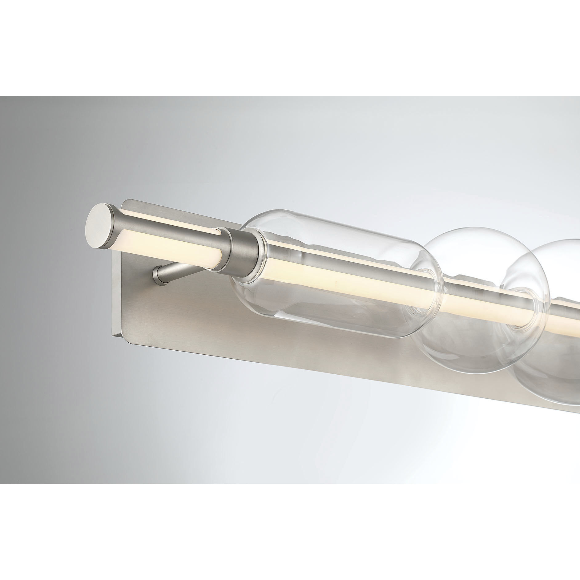 Lucent LED 40 inch Satin Nickel Vanity Light Wall Light