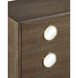Colette Tawny Brown/Polished Brass/Mirror Cabinet