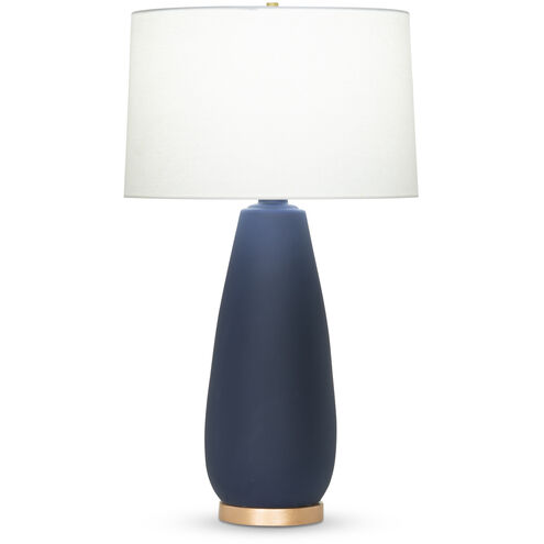 Duncan 32.5 inch 150.00 watt Navy Blue Matte Table Lamp Portable Light