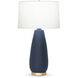 Duncan 32.5 inch 150.00 watt Navy Blue Matte Table Lamp Portable Light